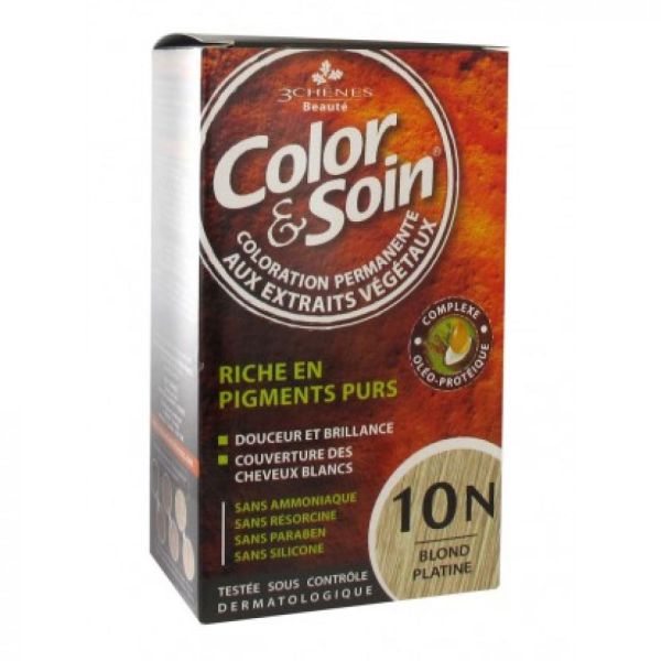 Color & Soin - Coloration Permanente - 10N Blond platine