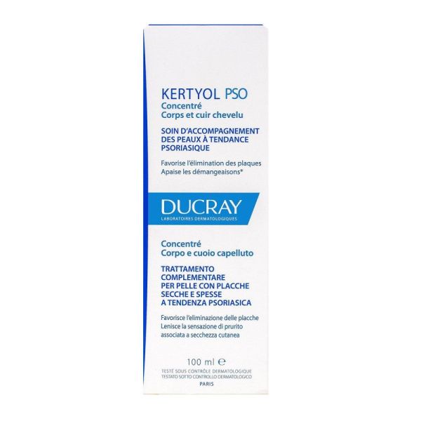 Ducray - Kertyol P.S.O. Concentré Corps et Cuir Chevelu - 100 ml