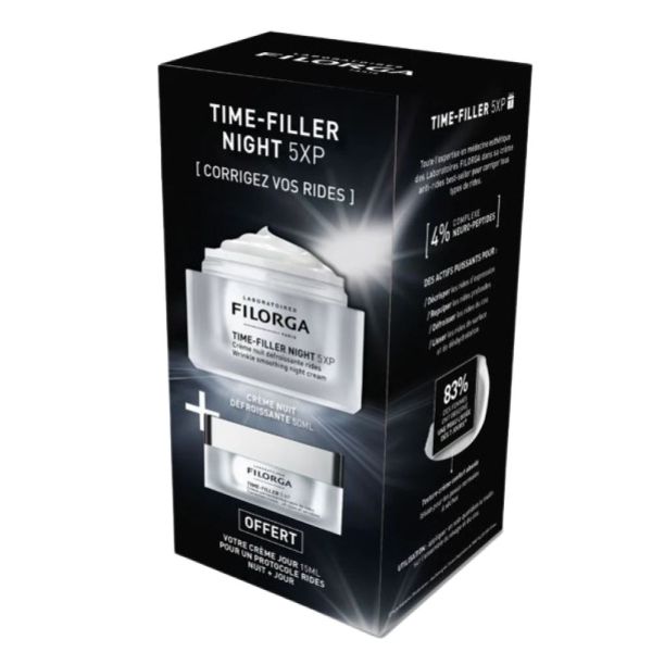 Filorga - Time filler Crème nuit décroissante + Crème jour - 50mL + 15mL