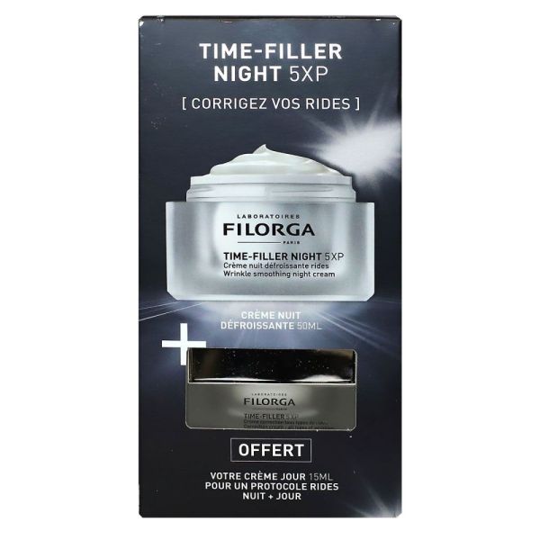 Filorga - Time filler Crème nuit décroissante + Crème jour - 50mL + 15mL