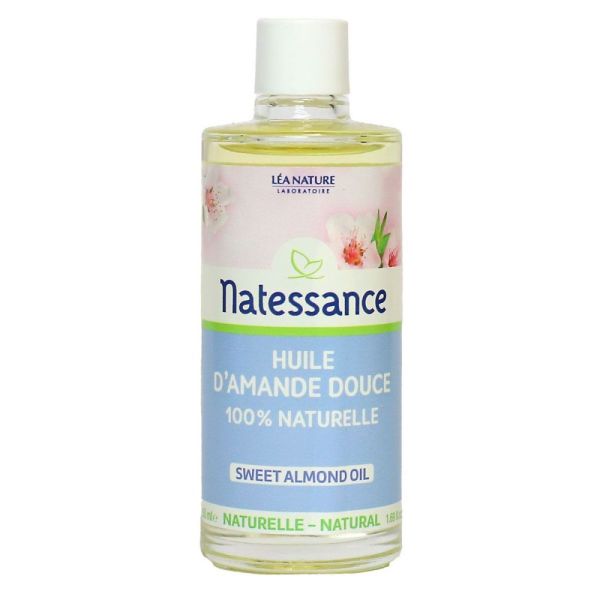 Natessance - Huile d'amande douce 100% naturelle - 50ml