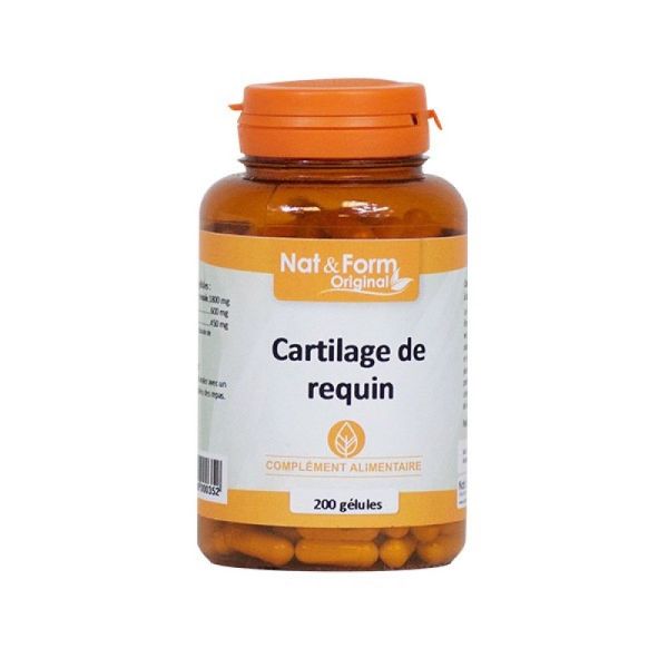 Nat & Form - Cartilage de requin - 200 gélules