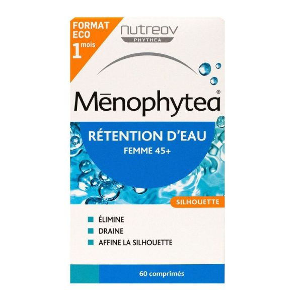 Nutreov - Ménophytea Rétention d'eau femme 45+ - 60 comprimés