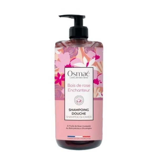 Osmaé -  Shampooing Douche Bois De Rose - 1L
