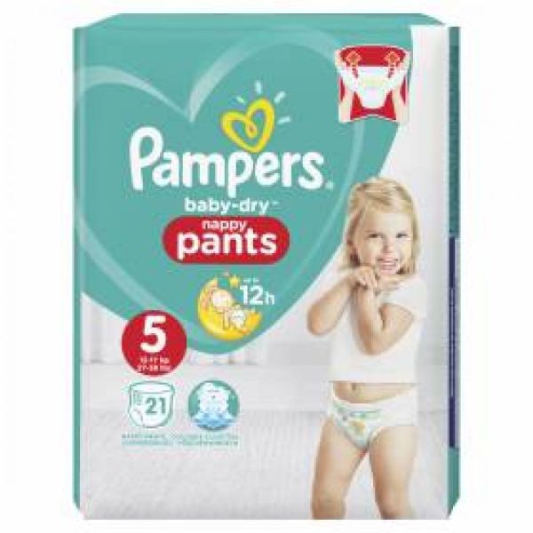 Couche Pampers Baby-Dry taille 5 - 76 couches