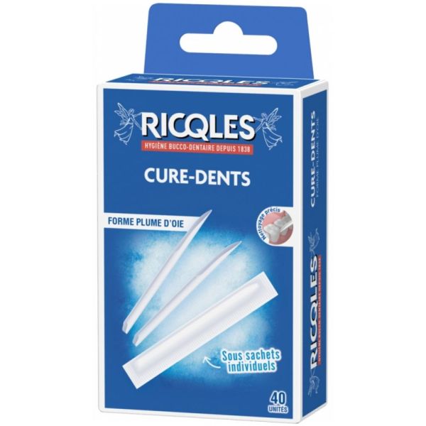 Ricqles - Cure-dents - 40 sachets