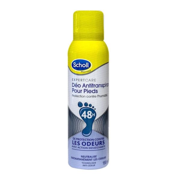 Scholl - Déo anti-transpirant pour pieds - 150 ml