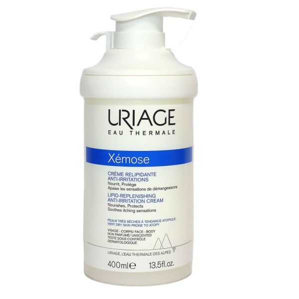 Uriage - Xémose crème relipidante anti-irritations - 400 ml