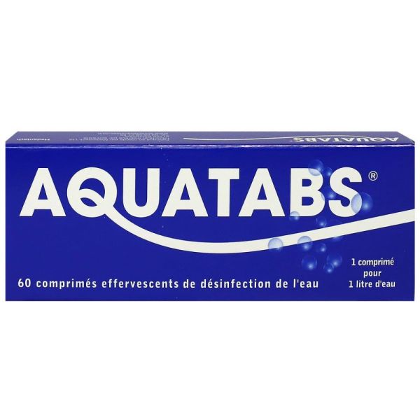 Aquatabs - purification et désinfection de l’eau.