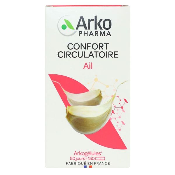 Arkopharma - Confort Circulatoire Ail - 150 gélules