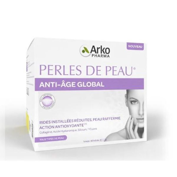 Arkopharma - Perles de peau anti-âge global - 30 sticks