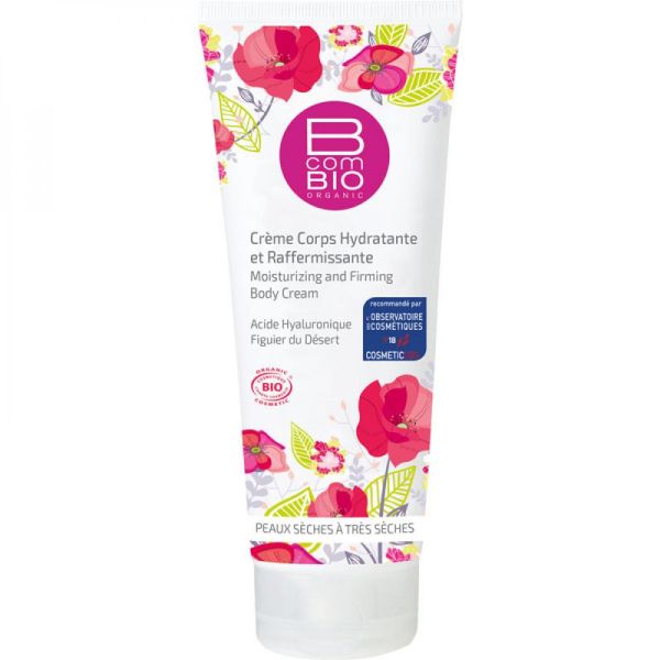 B com Bio - Crème corps hydratante et raffermissante - 200 ml