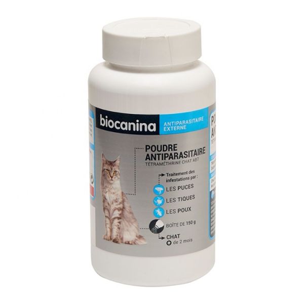 Biocanina - Poudre antiparasitaire chat - 150g