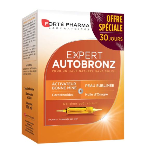 Forté Pharma - Expert AutoBronz - Offre spéciale 30 Ampoules