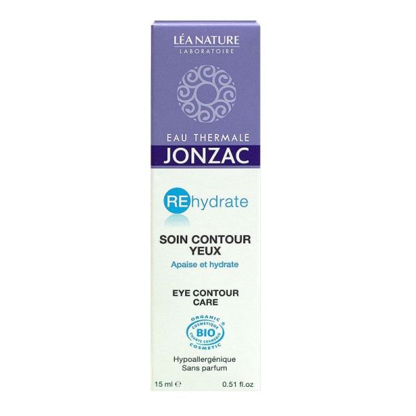 Jonzac REhydrate - Soin contour yeux Bio - 15ml