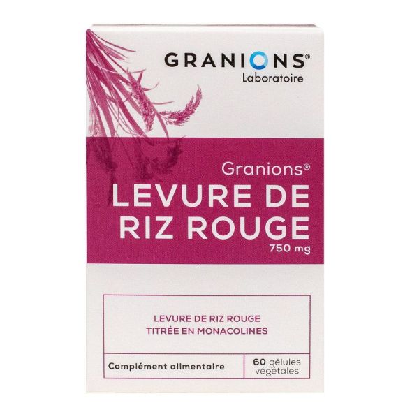 Granions - Levure de Riz Rouge - 60 gélules