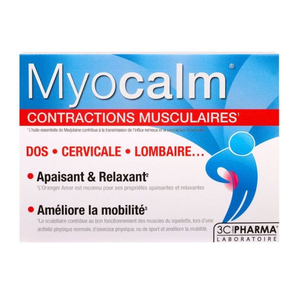 MyloCalm - Contractions musculaires - 30 comprimés