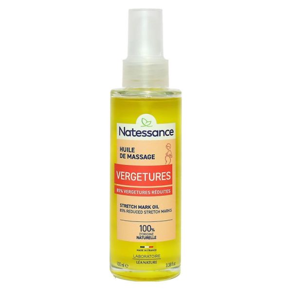Natessance - Huile de massage vergetures - 100ml
