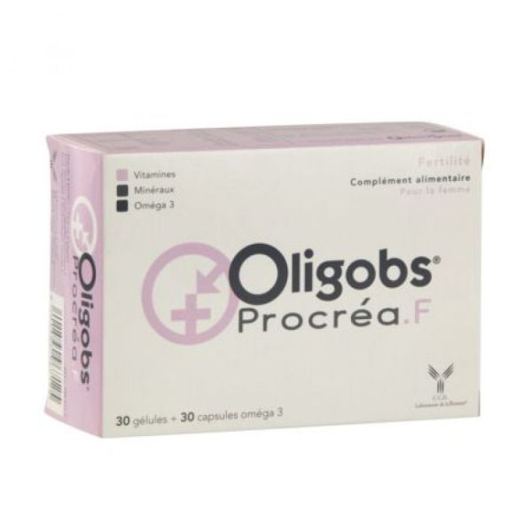 Oligobs - Procréa.F - 30 Comprimés + 30 Capsules