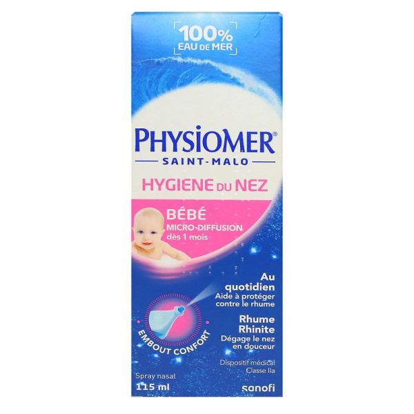 Physiomer bébé - Hygiène du nez - 115ml