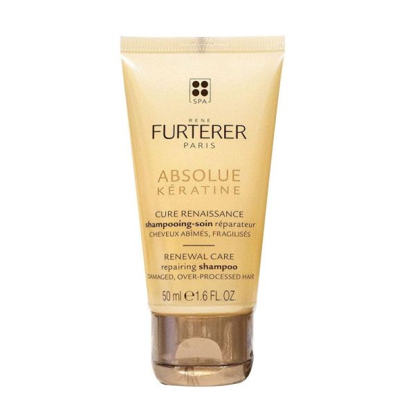 René Furterer -  Absolue Kératine Shampoing soin réparateur cheveux Abîmés Fragilisés - 50 ml