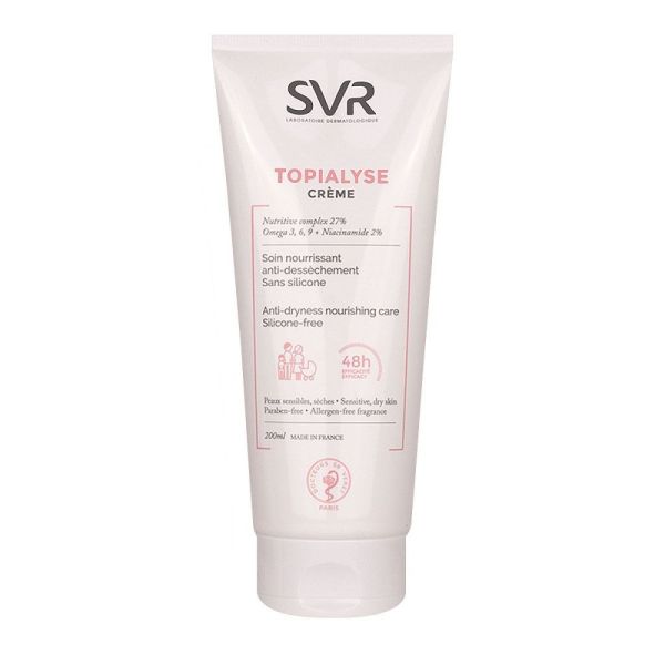 SVR - Topialyse Crème Soin nourrissant anti-desséchement - 200Ml