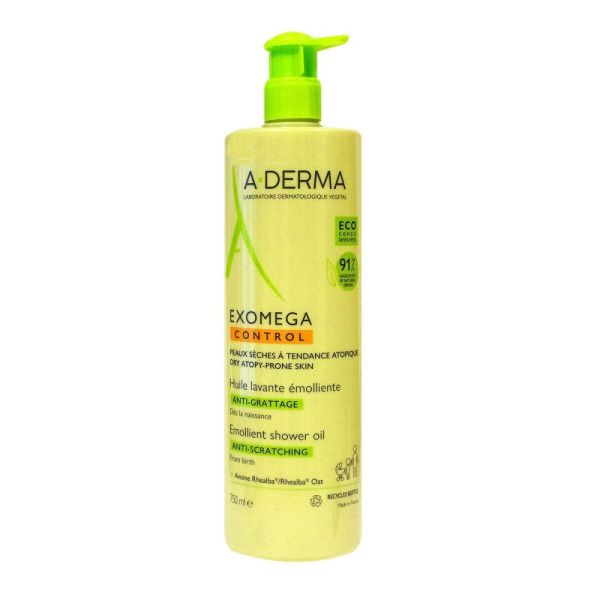 Aderma - Huile lavante émolliente Exomega control - 750mL