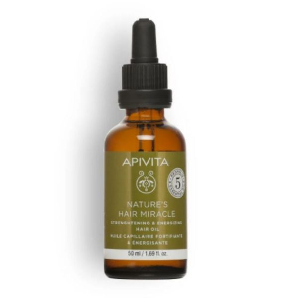 Apivita - Huile Capillaire fortifiante et énergisante - 50ml