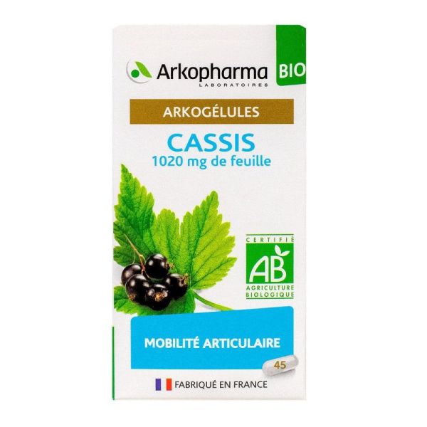 Arkopharma - Arkogélule Cassis Bio - 45 gélules