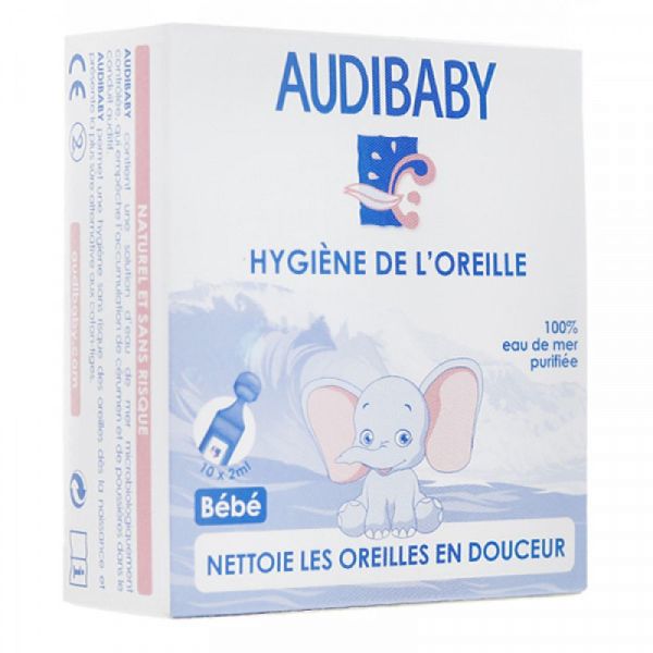Audibaby - Hygiène de l'oreille - 10 x 2ml