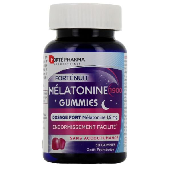 Forté pharma - mélatonine - 30 gommes