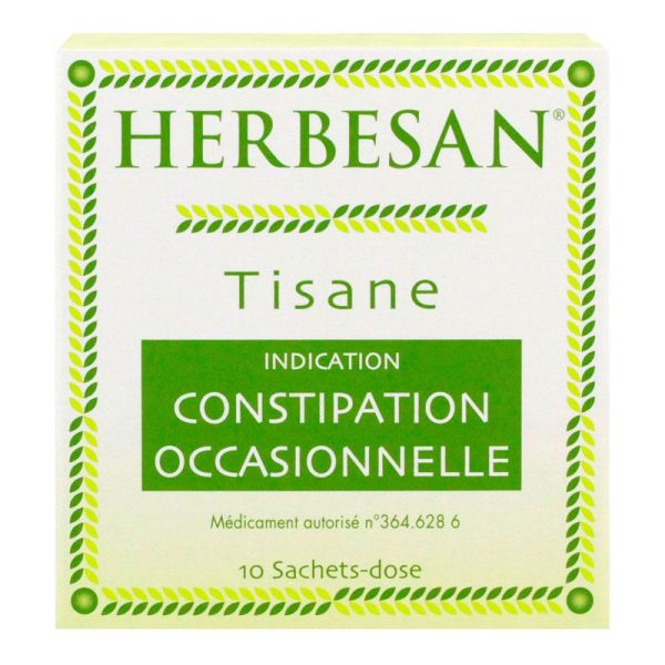 Herbesan - Tisane constipation occasionnelle - 10 sachets