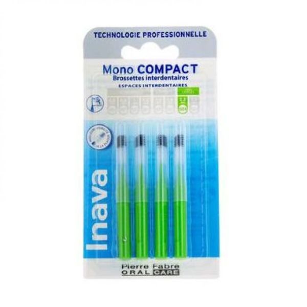 INAVA - Mono COMPACT - 4 brossettes interdentaires
