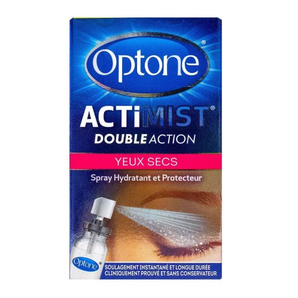 Optone - ActiMist Double action Yeux secs - 10ml