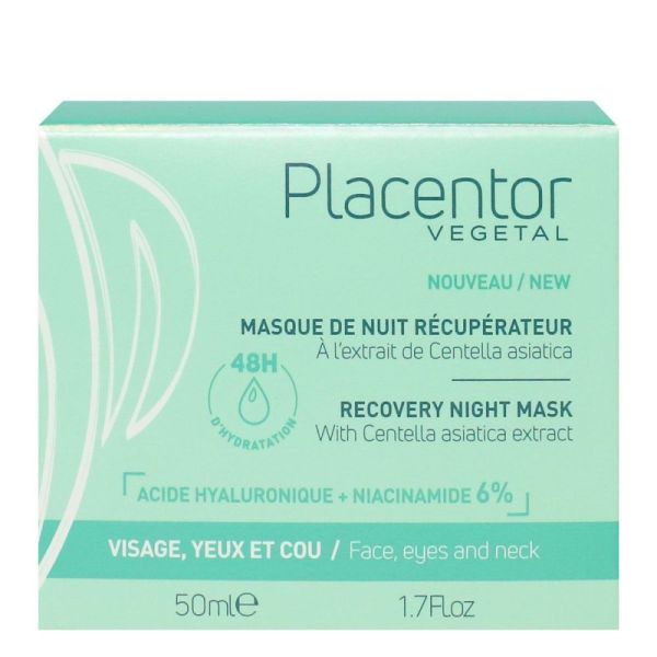 Placentor - Masque de nuit récupérateur - 50ml