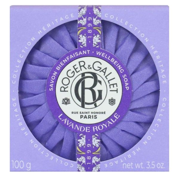 Roger & Gallet - Savon parfumé lavande royale - 100 g