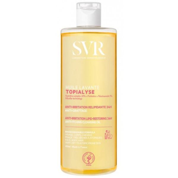 SVR - Topialyse Huile Lavante Anti-Irritation Relipidante 24H - 400mL