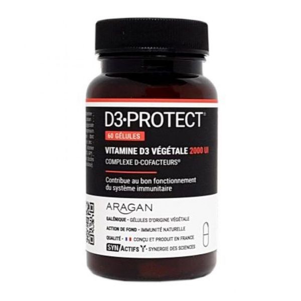Synactifs - Aragan D3 protect - 60 gélules