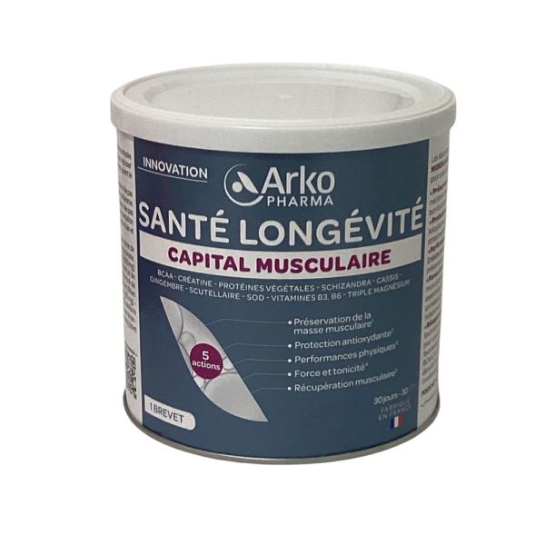 Arkopharma - Santé Longévité Capital Musculaire - 285g