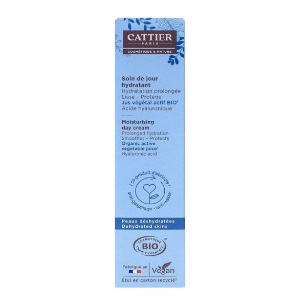 Cattier - Soin de jour hydratant jus végétal actif bio - 50 ml