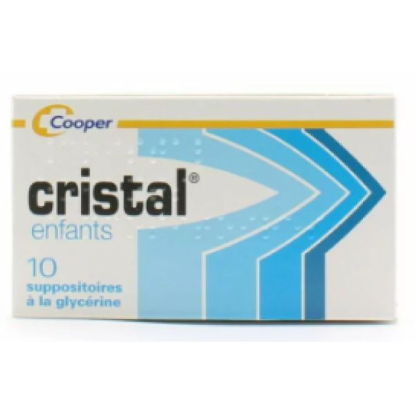 Cooper - Cristal Suppositoire à la Glycerine Enfant - 10 suppositoires