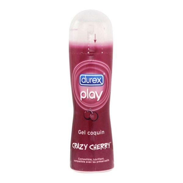 Durex - Gel plaisir crazy cherry à la cerise - 50 ml