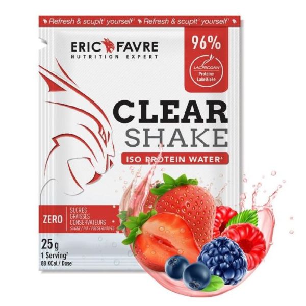 Eric Favre - Clear Shake Iso Protein Water Fruits Rouges - 25g