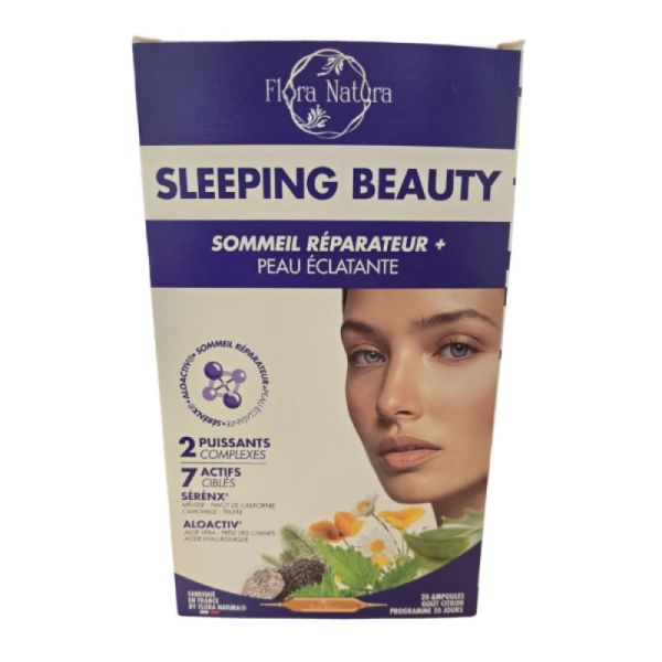 Flora natura - Sommeil réparateur + peau éclatante ampoules - 20 ampoules