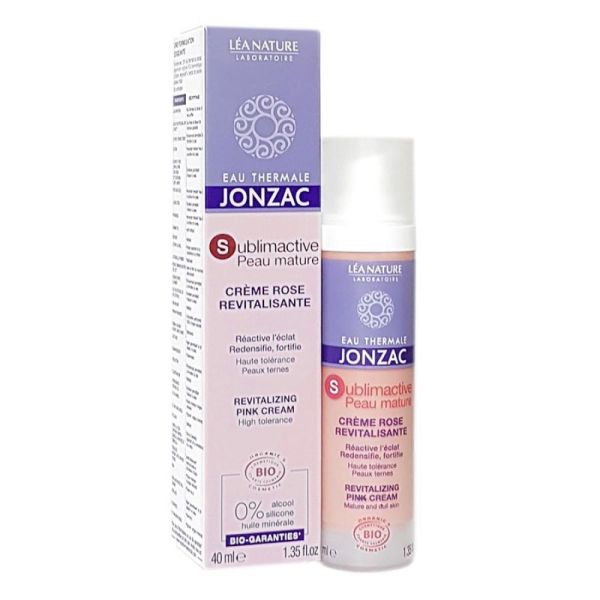 Jonzac Sublimactive - Crème rose revitalisante - 40 ml