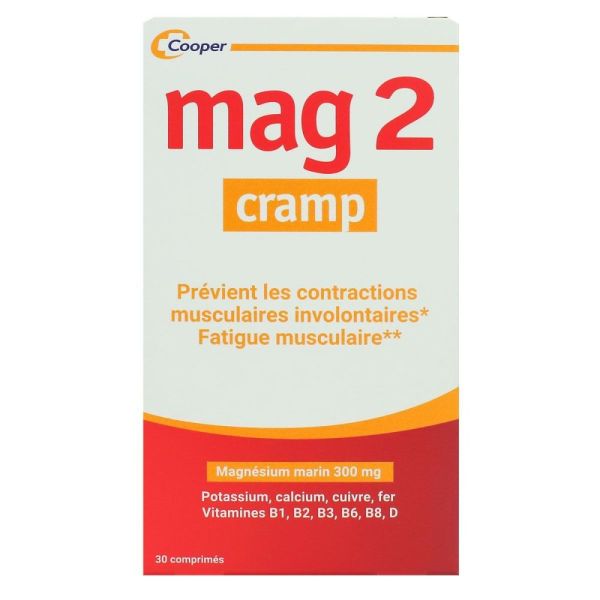 Cooper - Mag2 Cramp - 30 comprimés