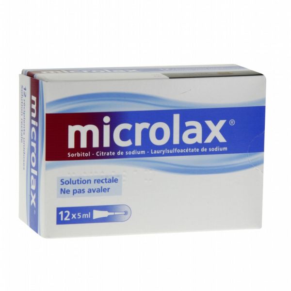 Microlax solution rectale - unidoses