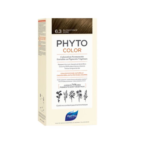 Phytocolor - Coloration permanente 6.3 Blond foncé doré