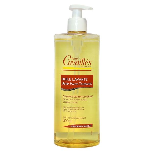 Rogé Cavaillès - Dermo-U.H.T. Huile lavante surgras - 500 ml