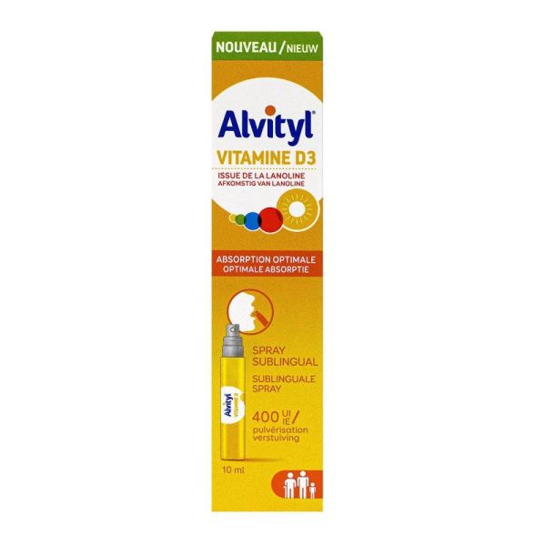 Alvityl - Vitamine D3 - Spray 10ml